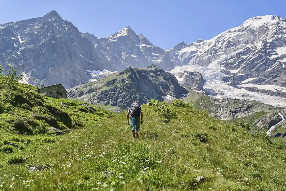 Hiking in the valley